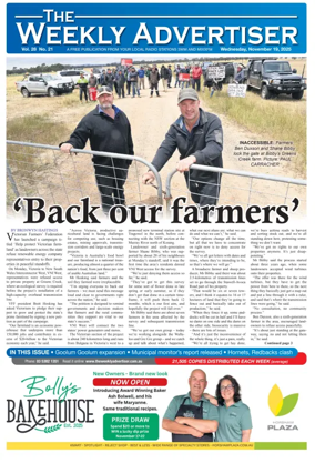 Cover of The Weekly Advertiser Horsham