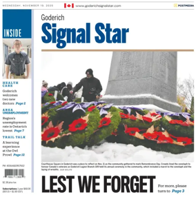 Cover of The Goderich Signal-Star