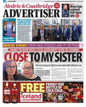 Cover of Airdrie & Coatbridge Advertiser
