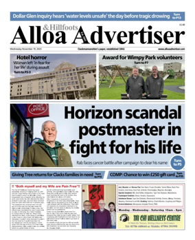 Cover of Alloa Advertiser