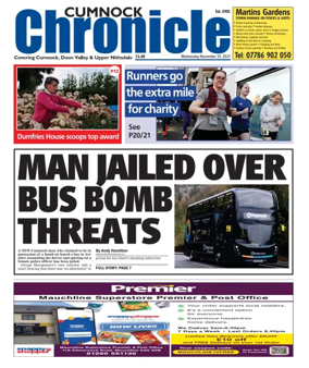 Cover of Cumnock Chronicle