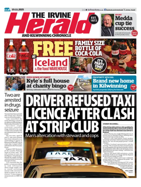 Cover of The Irvine Herald and Kilwinning Chronicle