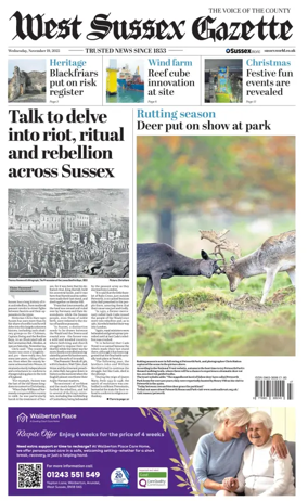 Cover of West Sussex Gazette