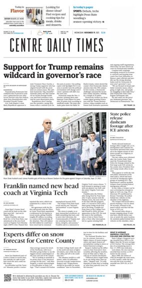 Cover of Centre Daily Times