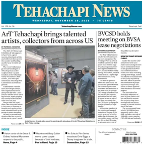 Cover of Tehachapi News