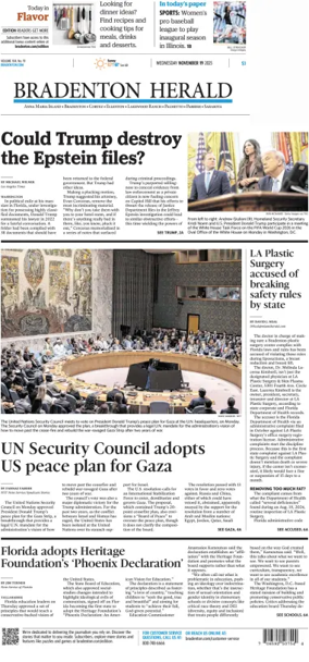 Cover of The Bradenton Herald