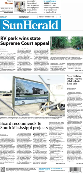 Cover of The Sun Herald