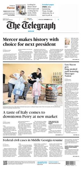 Cover of The Telegraph (Macon)