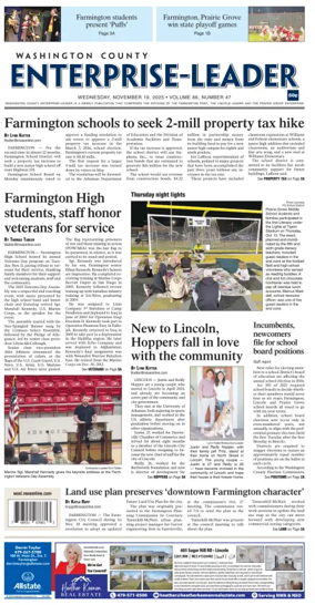 Cover of Washington County Enterprise-Leader