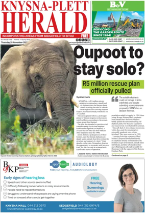 Cover of Knysna-Plett Herald