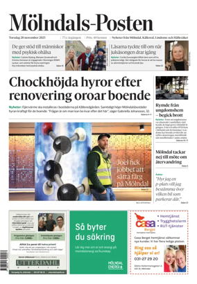 Cover of Mölndals-Posten