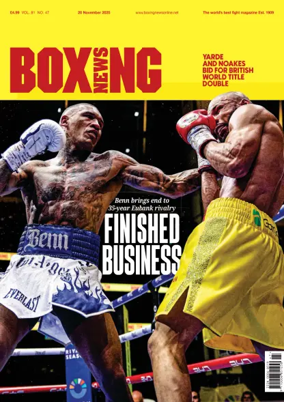 Cover of Boxing News