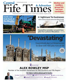 Cover of Central Fife Times