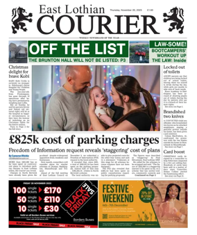 Cover of East Lothian Courier