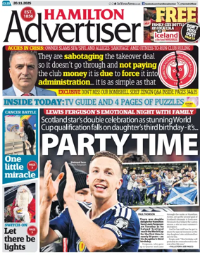 Cover of Hamilton Advertiser