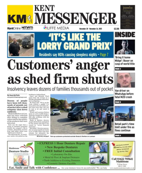 Cover of Kent Messenger Maidstone