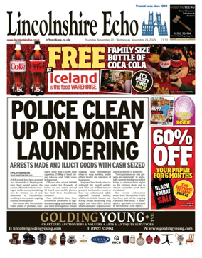 Cover of Lincolnshire Echo