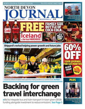 Cover of North Devon Journal