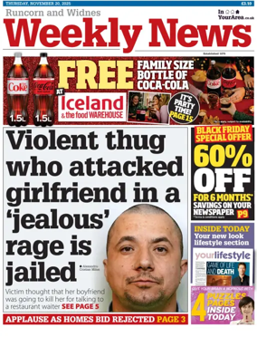 Cover of Runcorn & Widnes Weekly News