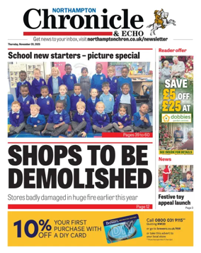 Cover of The Northampton Chronicle and Echo