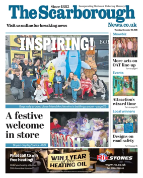 Cover of The Scarborough Evening News