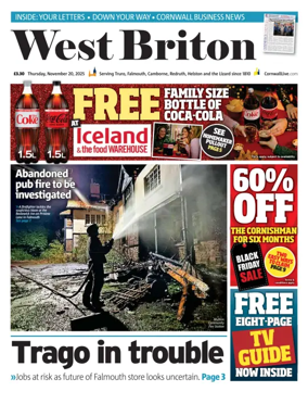 Cover of West Briton (Falmouth Penryn Helston The Lizard)