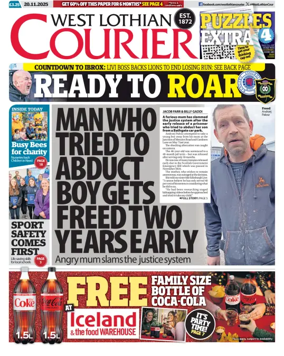 Cover of West Lothian Courier