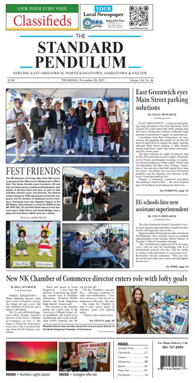 Cover of East Greenwich Pendulum