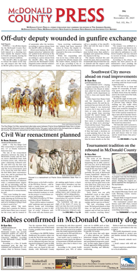 Cover of McDonald County Press