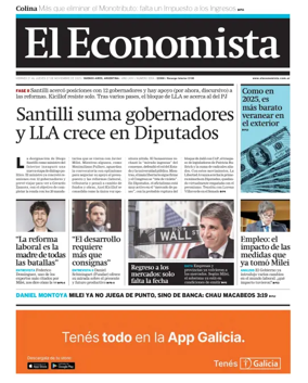 Cover of El Economista (Argentina)