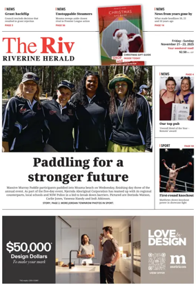 Cover of The Riverine Herald