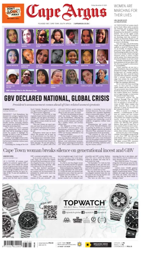 Cover of Cape Argus (PM Edition)