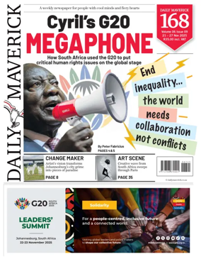 Cover of Daily Maverick