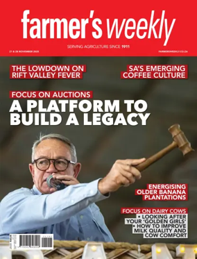 Cover of Farmers Weekly (South Africa)