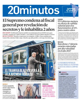 Cover of 20 Minutos Barcelona