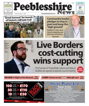 Cover of Peebleshire News