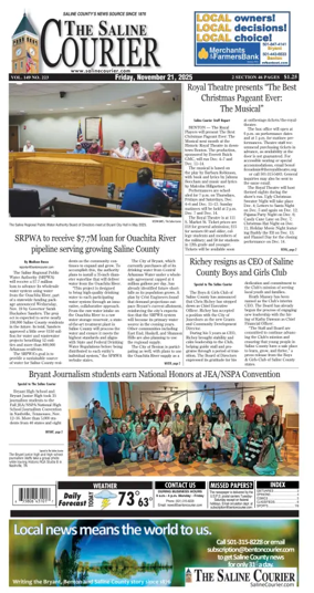 Cover of The Saline Courier