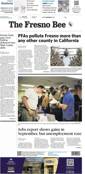 Cover of The Fresno Bee