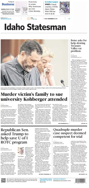 Cover of The Idaho Statesman