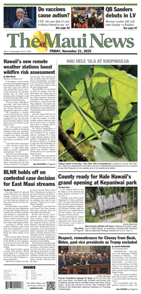 Cover of The Maui News