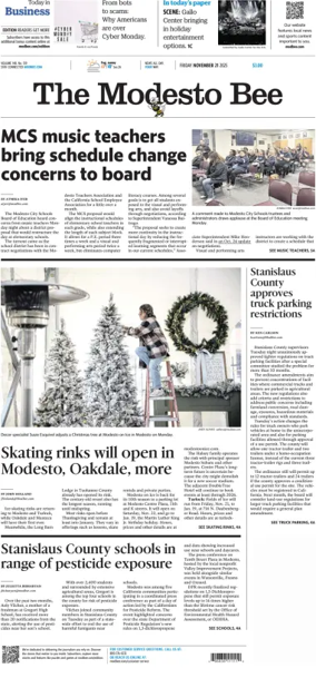 Cover of The Modesto Bee