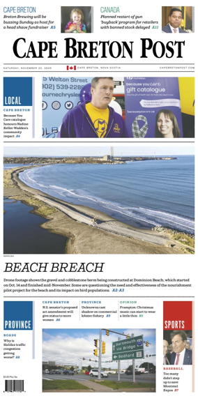 Cover of Cape Breton Post