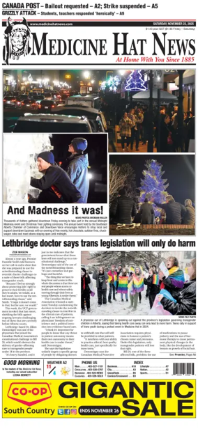 Cover of Medicine Hat News