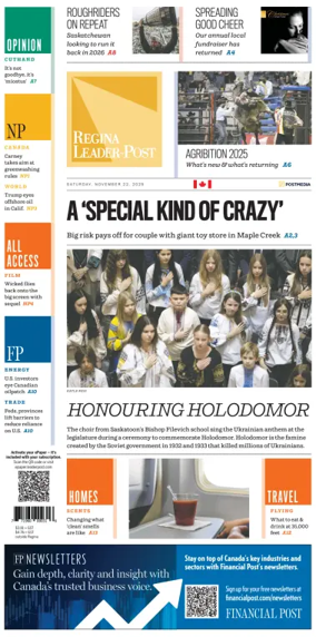 Cover of Regina Leader-Post