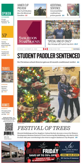 Cover of Saskatoon StarPhoenix