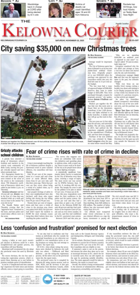 Cover of The Daily Courier