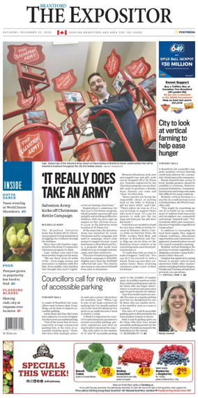 Cover of The Expositor (Brantford)