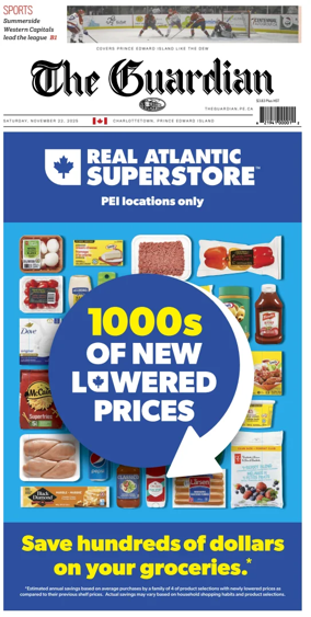 Cover of The Guardian (Charlottetown)