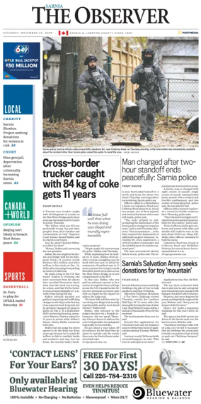 Cover of The Observer (Sarnia)