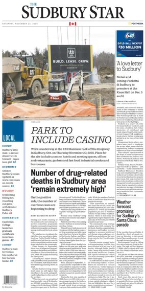 Cover of The Sudbury Star